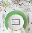 Hester & Cook Black Frame Place Cards