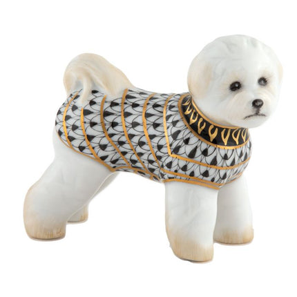 Herend Decorative Bichon Frise - Black