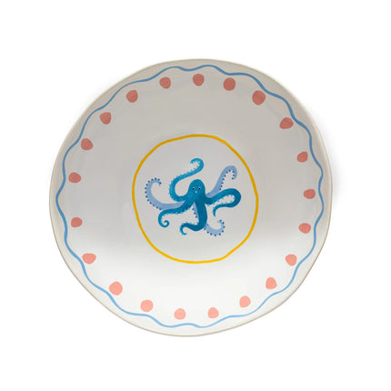 Costa Nova Summer Bliss Serving Bowl - Octopus