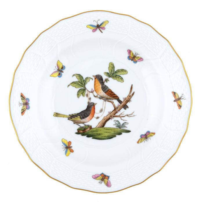 Herend Rothschild Bird Dessert Plate - #8