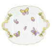Herend Royal Garden Square Cake Plate with Handles