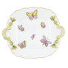 Herend Royal Garden Square Cake Plate with Handles