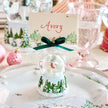 Juliska North Pole Polar Bear Snow Globe Place Card Holder