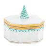 Herend Decorative Christmas Tree Box - Green
