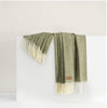 Lands Downunder Italian Herringbone Throw - Thyme