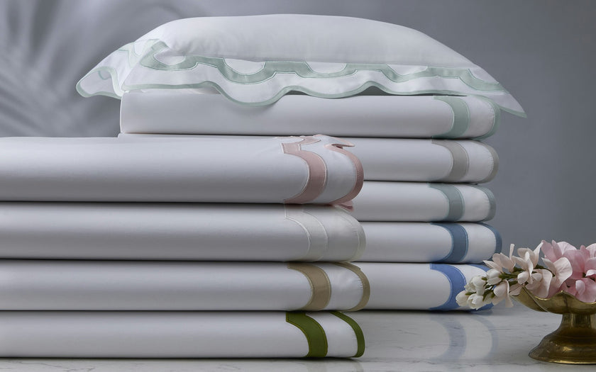Matouk Mirasol Duvet Cover - Grass