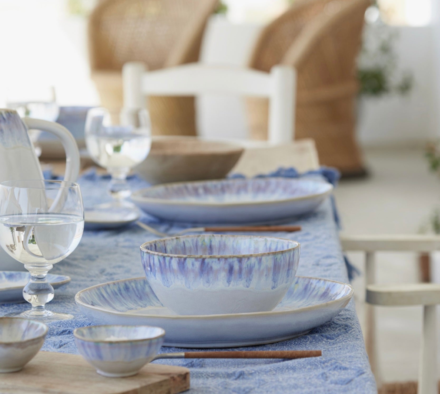 Costa Nova Brisa Salad Plate - Ria Blue