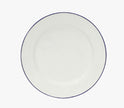 Costa Nova Beja Dinner Plate - White/Blue
