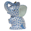 Herend Decorative Baby Elephant - Blue