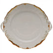 Herend Princess Victoria Chop Plate with Handles - Rust