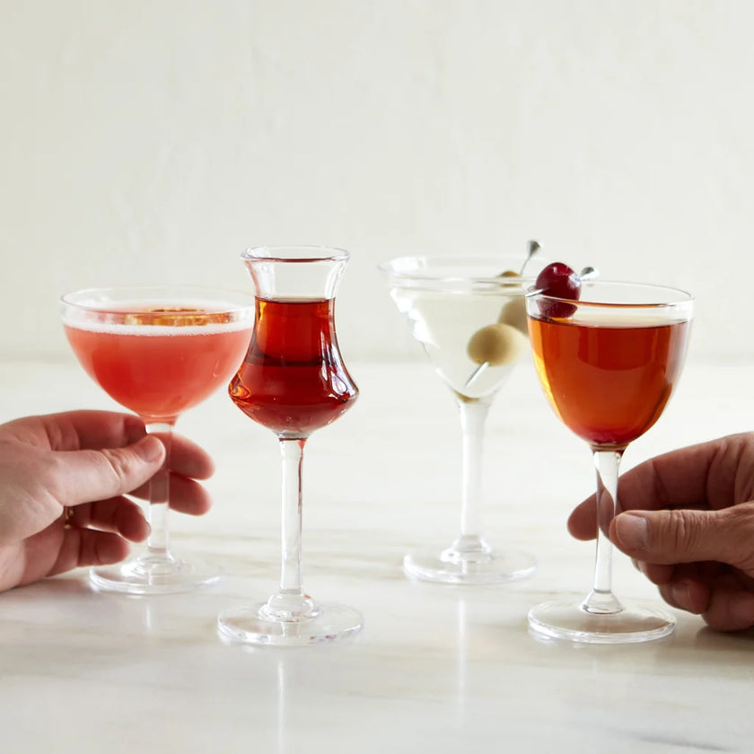Simon Pearce Dorset Bar Glass Suite - Set of 4