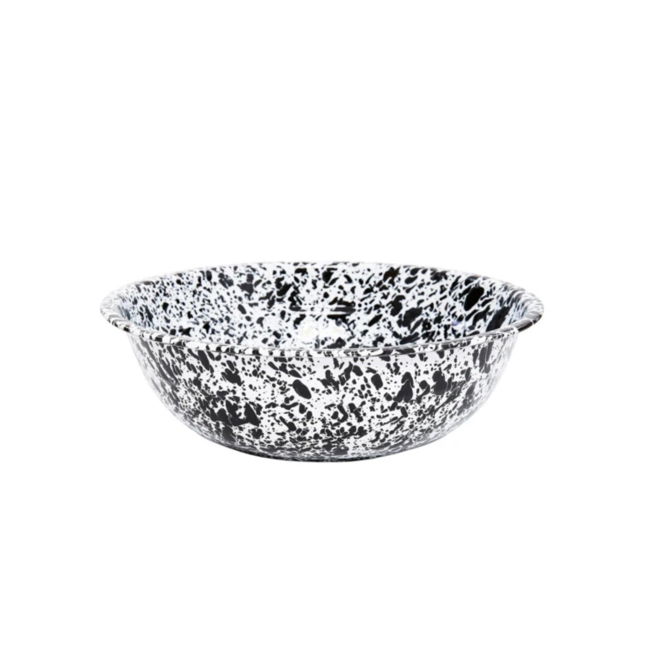 Crow Canyon Splatter Covered Medium Basin - Black