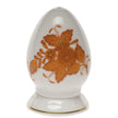 Herend Chinese Bouquet Pepper Shaker Single Hole - Rust