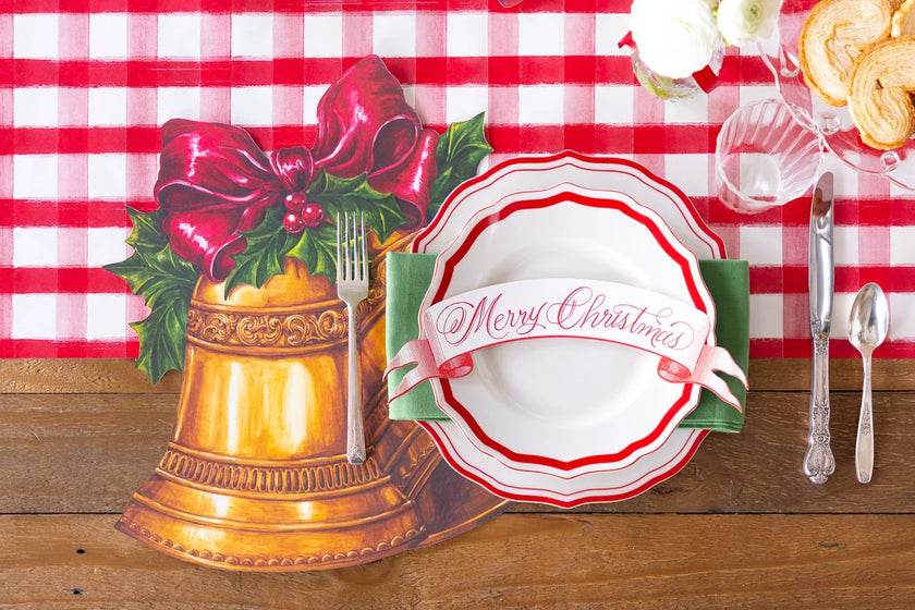 Hester & Cook Christmas Bells Die-Cut Placemat