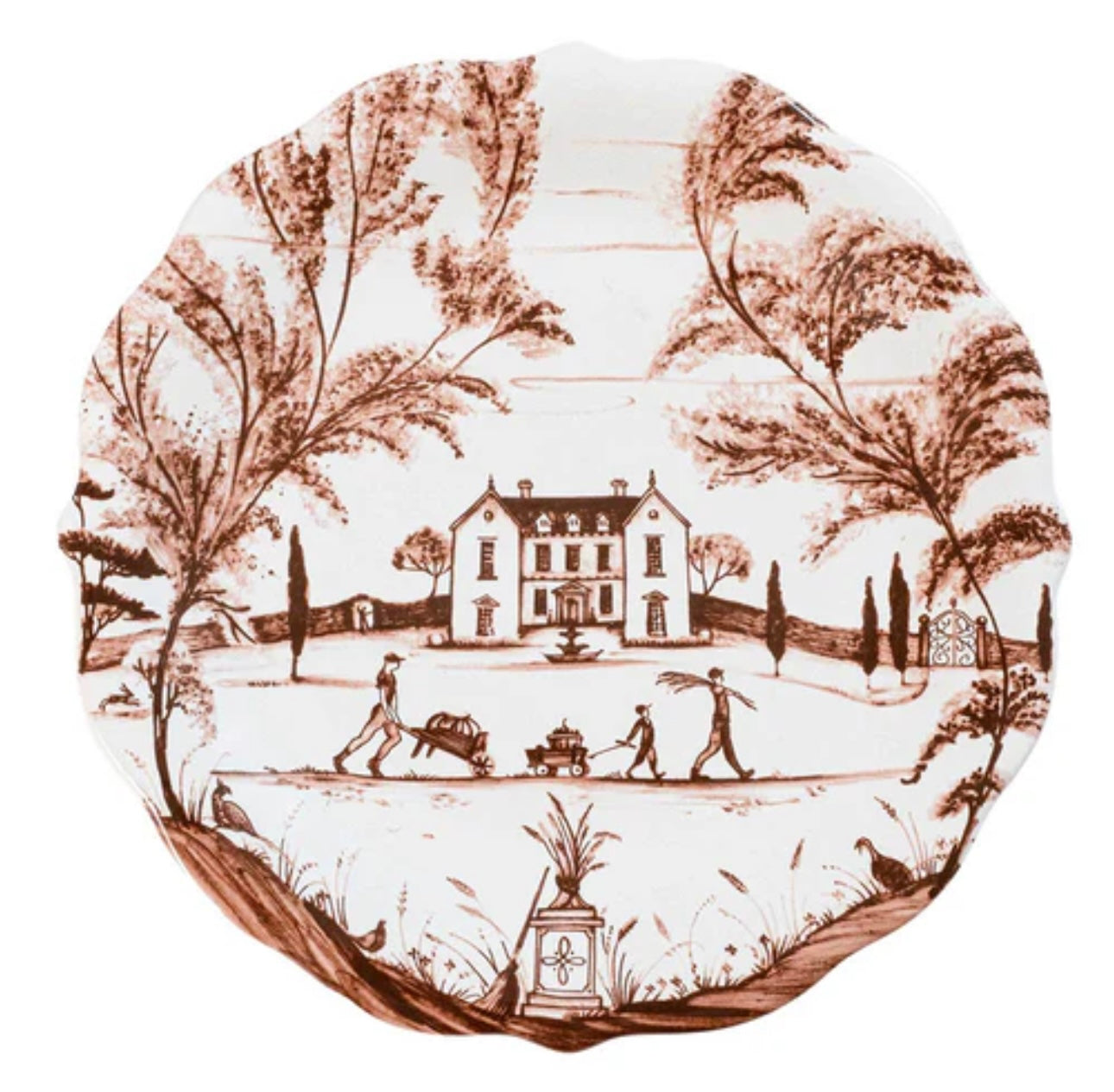 Juliska Country Estate Harvest Party Dessert/Salad Plate Assorted Set/4
