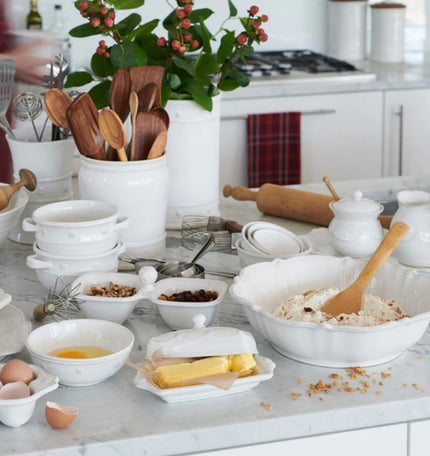 Juliska Berry & Thread Handled Soup Bowl - Whitewash