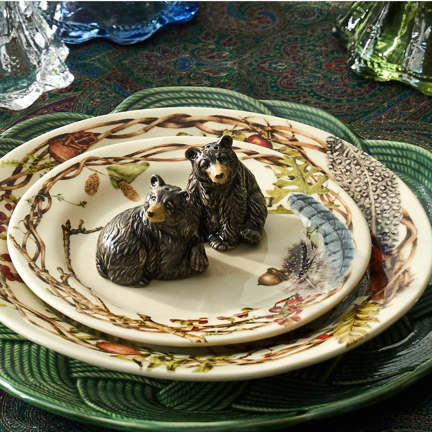 Juliska Clever Creatures Salt and Pepper - Black Bear