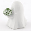 Herend Decorative Ghost with Pumpkin - Forest Green