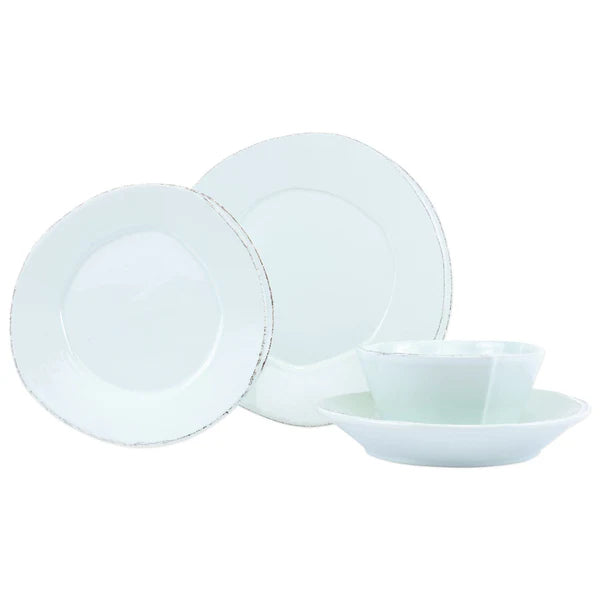 Vietri Lastra Aqua European Dinner Plate