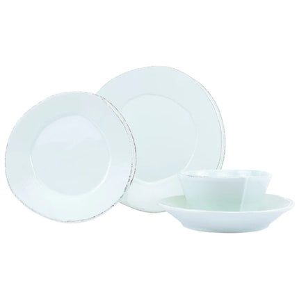 Vietri Lastra Aqua European Dinner Plate
