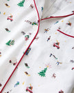 Petite Plume Women's Pima Nightshirt in Holiday Town
