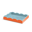 Addison Ross 11x8 Two Tone Scalloped Tray