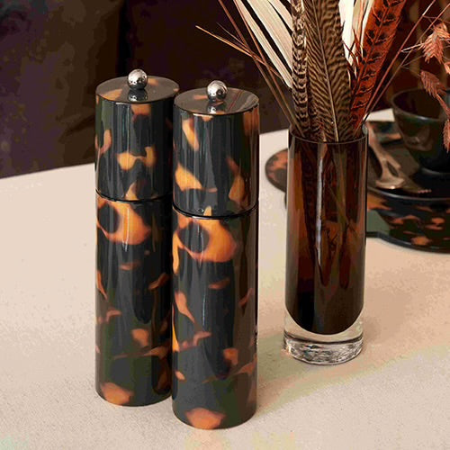Addison Ross Round Column Faux Tortoise Bobbin Grinder