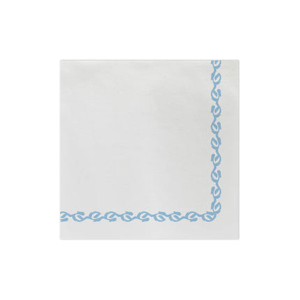 Vietri Light Blue Florentine Paper Dinner Napkin