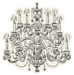 Hester & Cook Die-Cut Chandelier Placemat