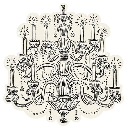 Hester & Cook Die-Cut Chandelier Placemat
