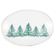 Vietri Lastra Holiday Oval Platter - Melamine