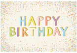 Hester & Cook Happy Birthday Sprinkles Paper Placemat