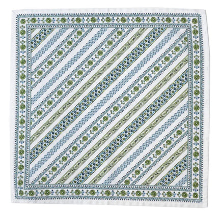 Juliska Villa Seville Stripe Napkin - Green