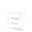 Tara Wilson Designs Acrylic Beveled Square Scallop Frame - Clear