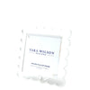 Tara Wilson Designs Acrylic Beveled Square Scallop Frame - Clear