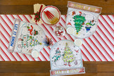Hester & Cook Snow Globe Coloring Paper Placemat