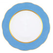 Herend Silk Ribbon Service Plate - Cornflower