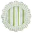 Juliska Cabana Stripe Seagrass Dinner Plate S/4 - Melamine