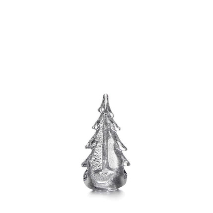 Simon Pearce Silver Leaf 6” Evergreen