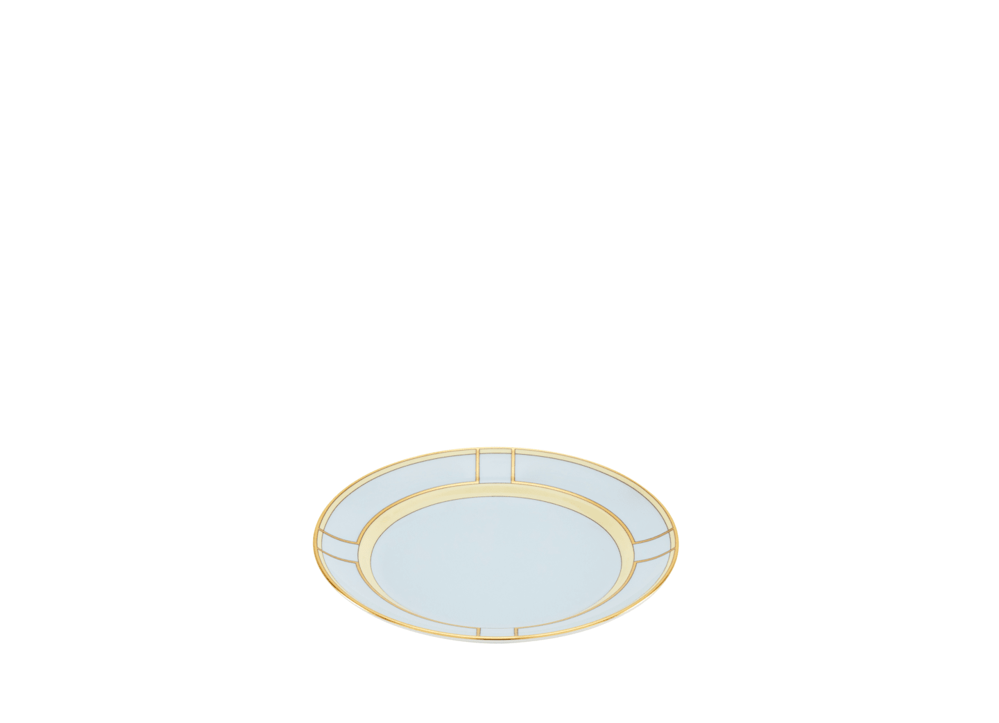 Ginori Diva Round Dessert Plate - Celeste