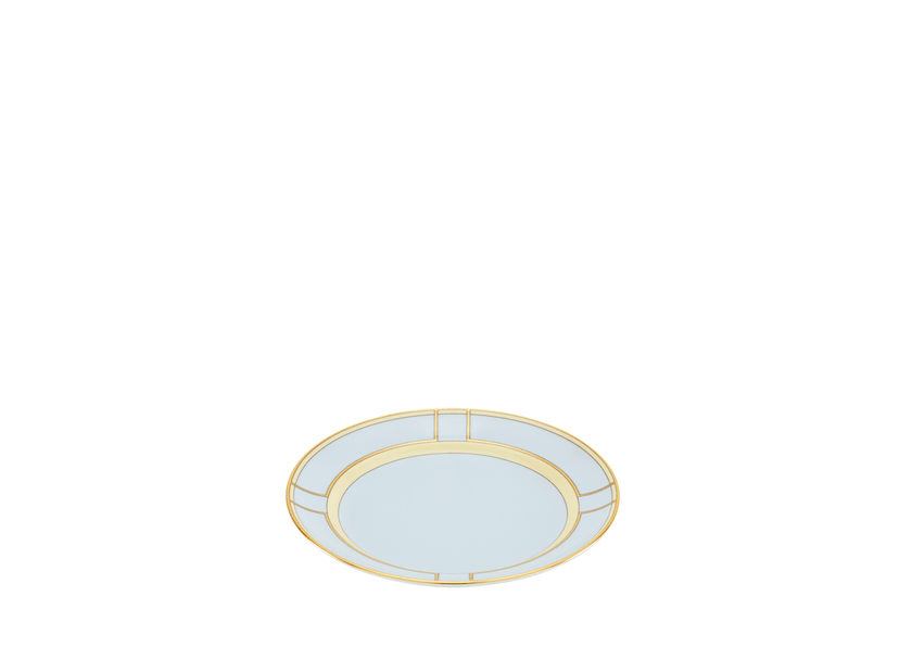 Ginori Diva Round Dessert Plate - Celeste