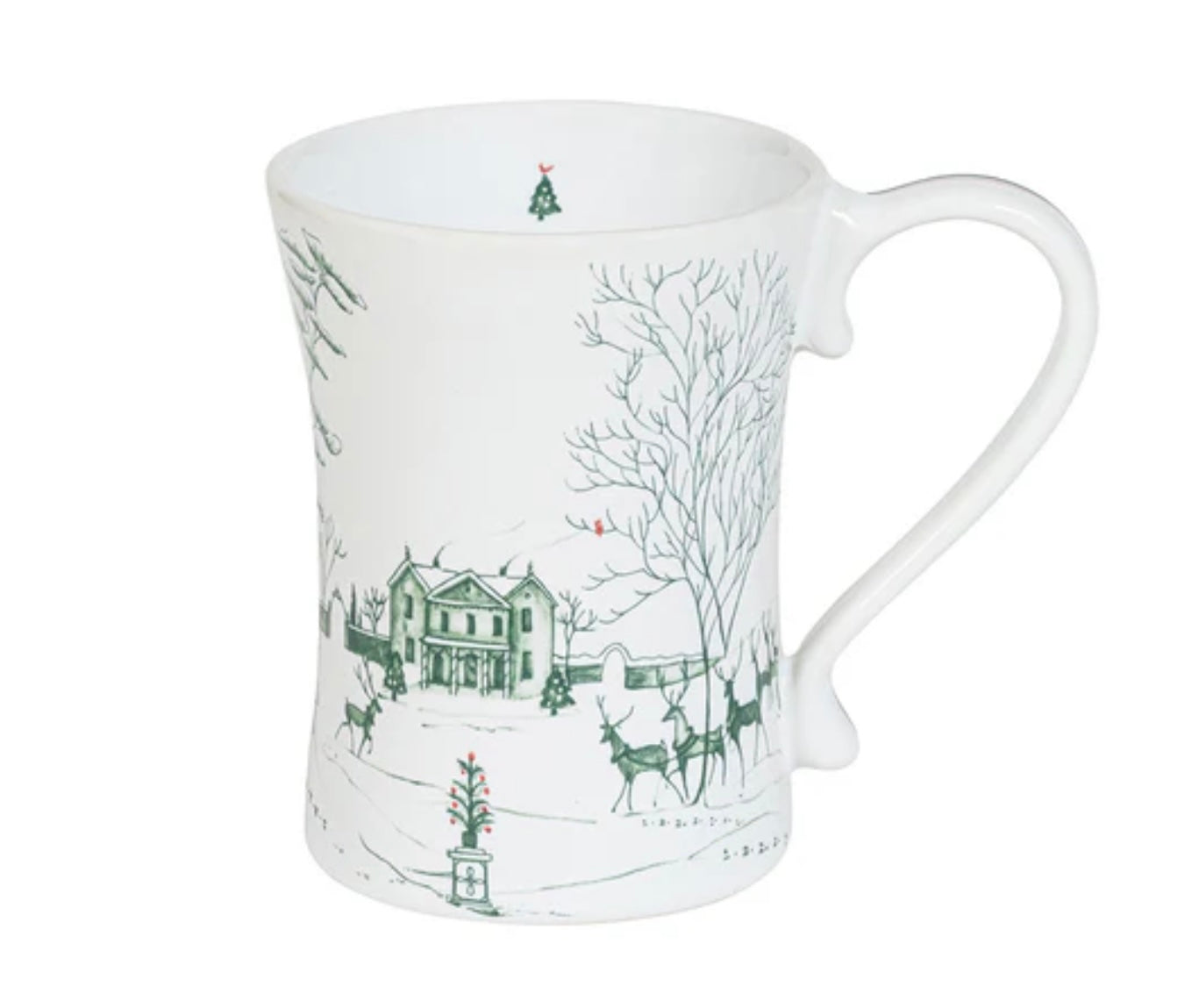 Juliska Country Estate Winter Frolic Mug-Evergreen