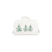 Vietri Lastra Holiday Butter Dish