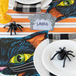 Hester & Cook Orange & Black Awning Stripe Paper Table Runner