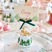 Juliska North Pole Reindeer Snow Globe Place Card Holder