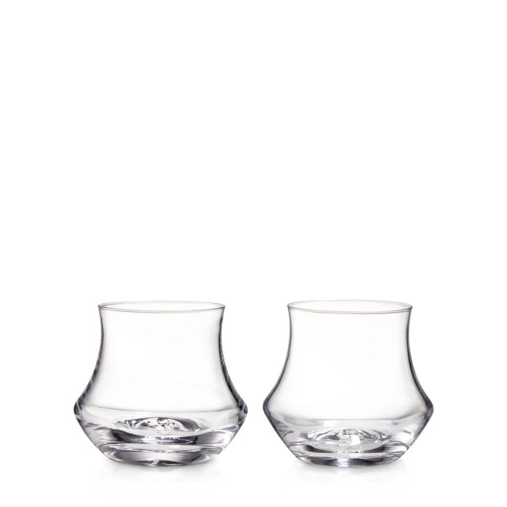 Simon Pearce Madison Stemless Wine Glasses - Set of 2