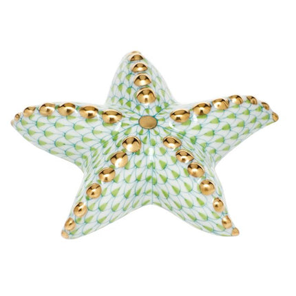 Herend Decorative Puffy Starfish - Keylime