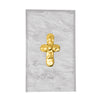 Southern Tribute Cross Guest Towel Box - Pearl