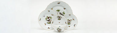 Herend Rothschild Bird Dessert Plate - #9