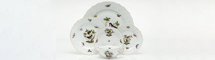 Herend Rothschild Bird Dessert Plate - #1